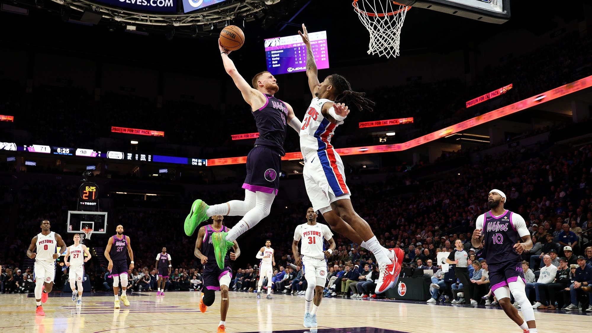 Pistons beat Timberwolves 109-87