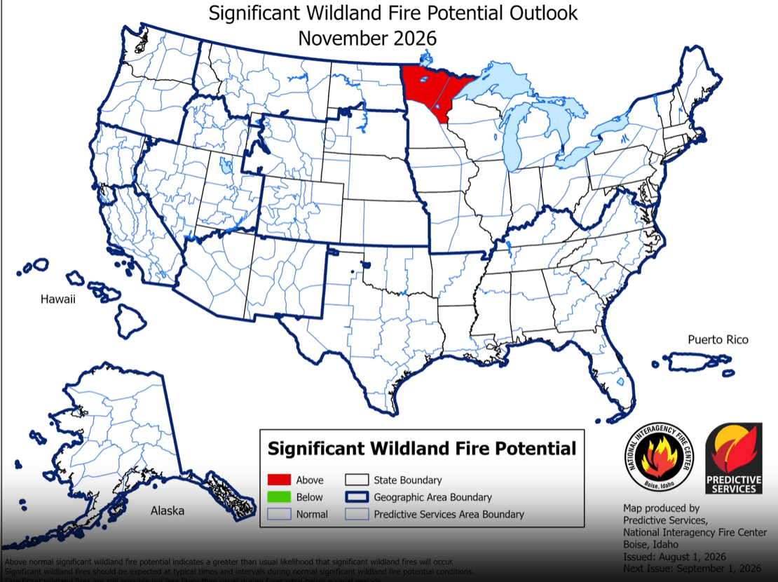 Fire risk ahead