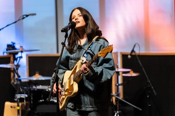 a person performing on stage