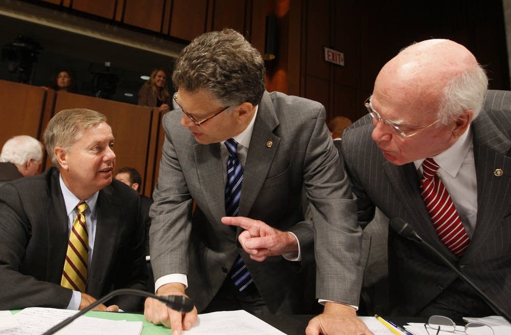 Patrick Leahy, Al Franken, Lindsey Grham