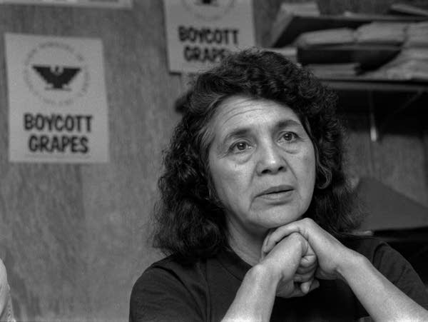 United Farm Workers leader Dolores Huerta