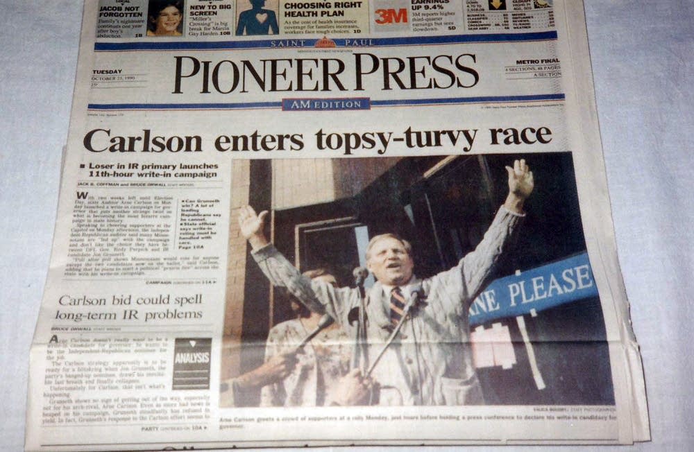 Carlson enters race