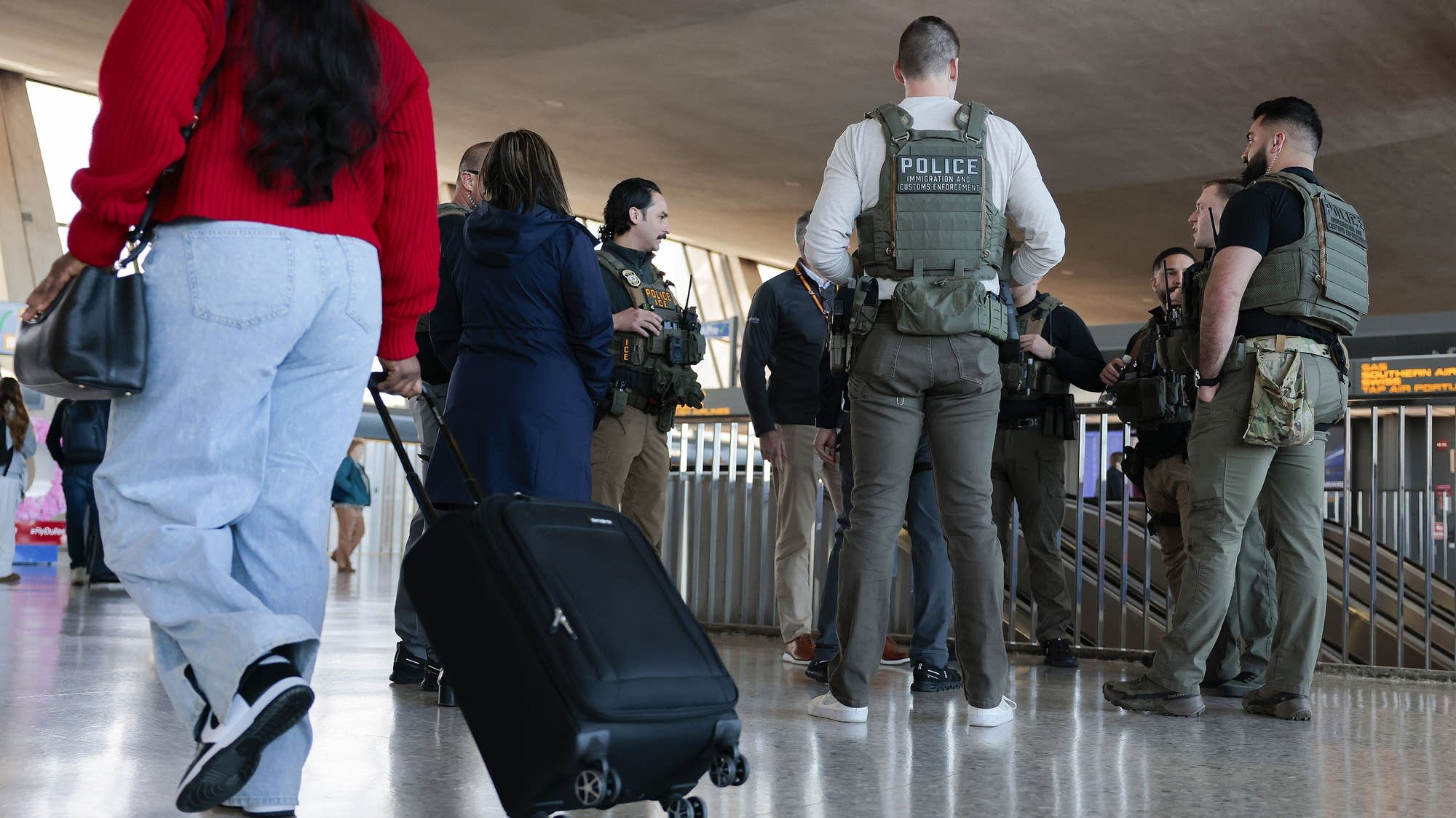 Why are ICE agents at airports while TSA agents remain unpaid?