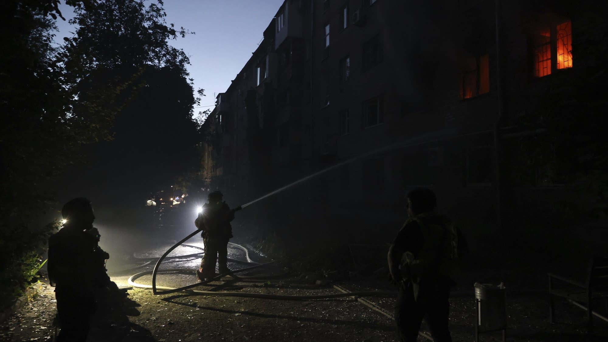 Russian mass drone and missile attack on southern Ukraine kills 1 and wounds dozens
