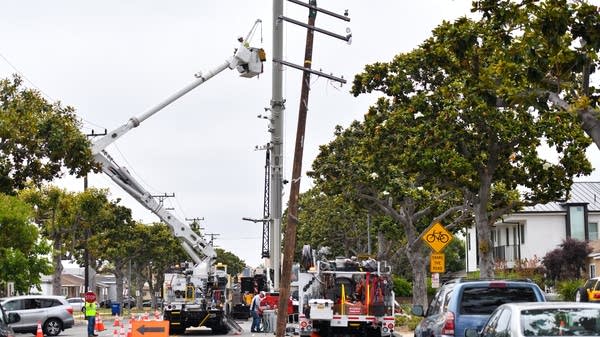 Electric utility providers have to build huge amounts of infrastructure. It's one barrier to competition within the market.