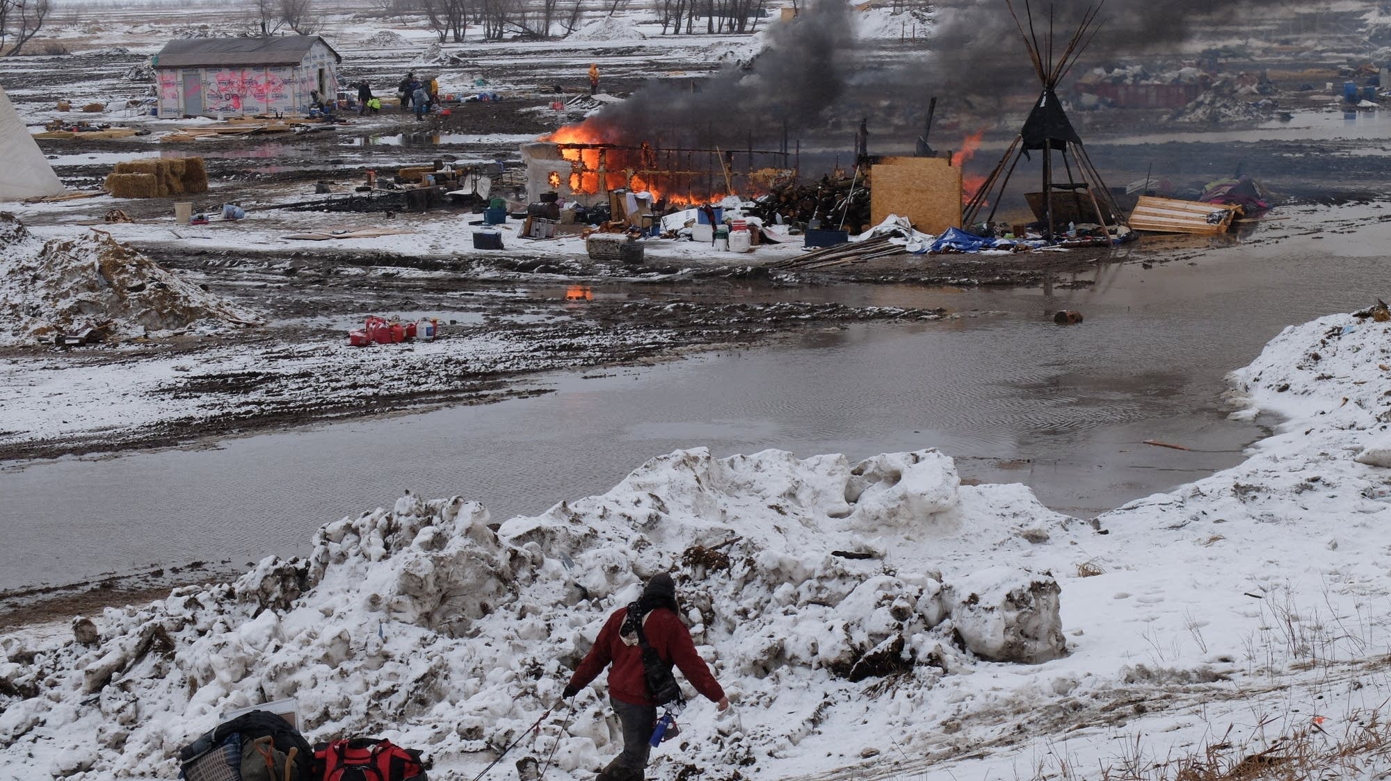 Ten Arrested In Final Evacuation Of Dakota Access Protest Camp MPR News