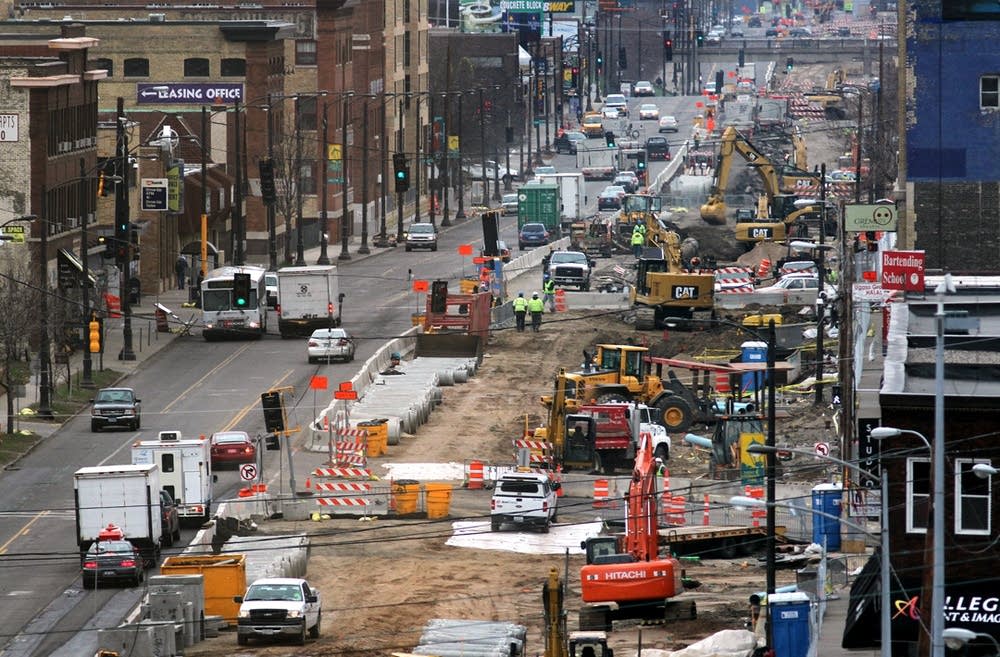 Unversity Ave. construction