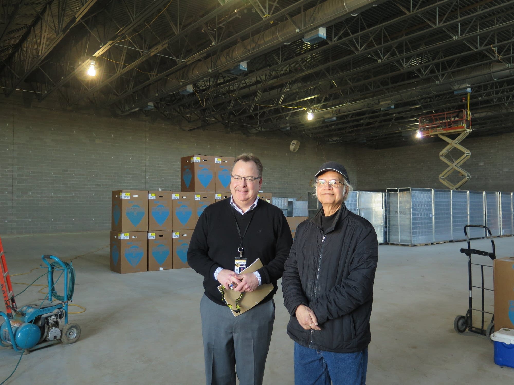 Paul Carlson, left, and Arvind Auluck-Wilson