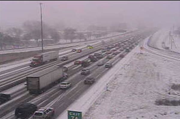 Winter traffic