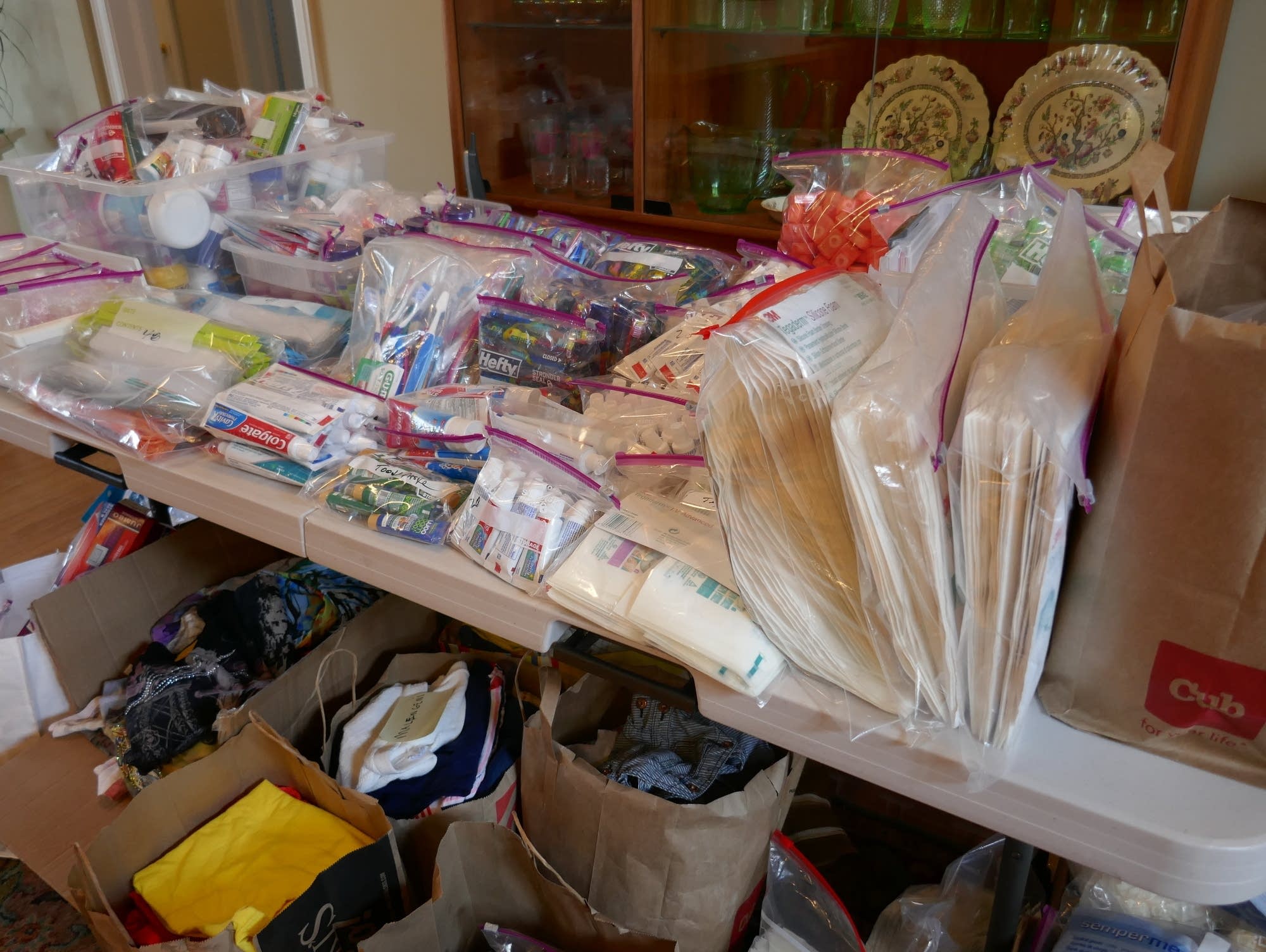 Supplies and donations gathered by Arm in Arm in Africa
