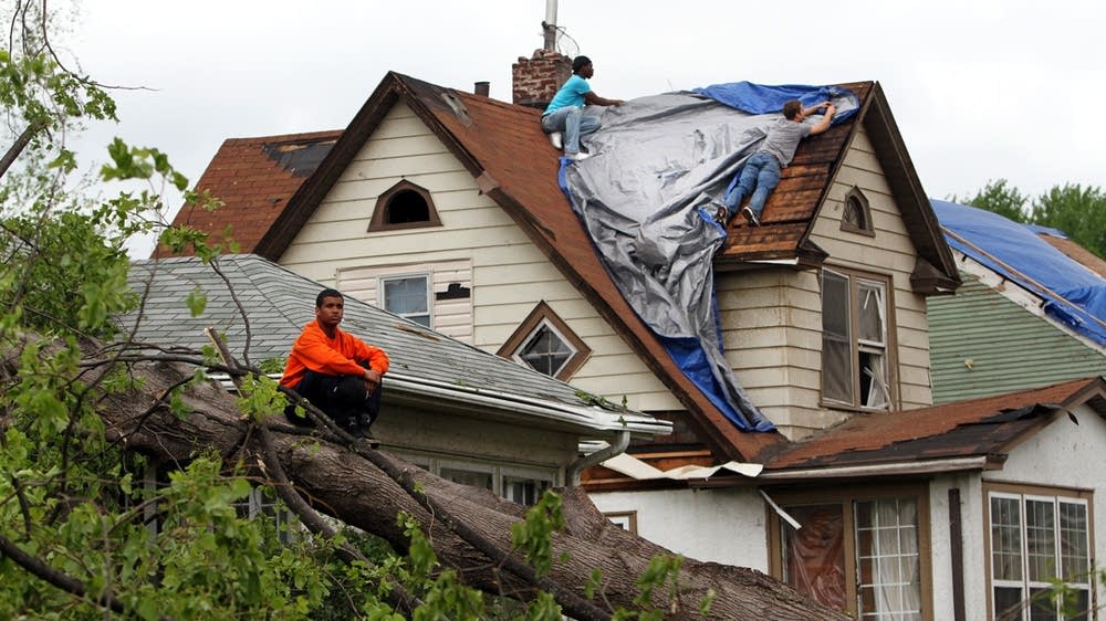 North Minneapolis tornado cleanup efforts, by the numbers | MPR News