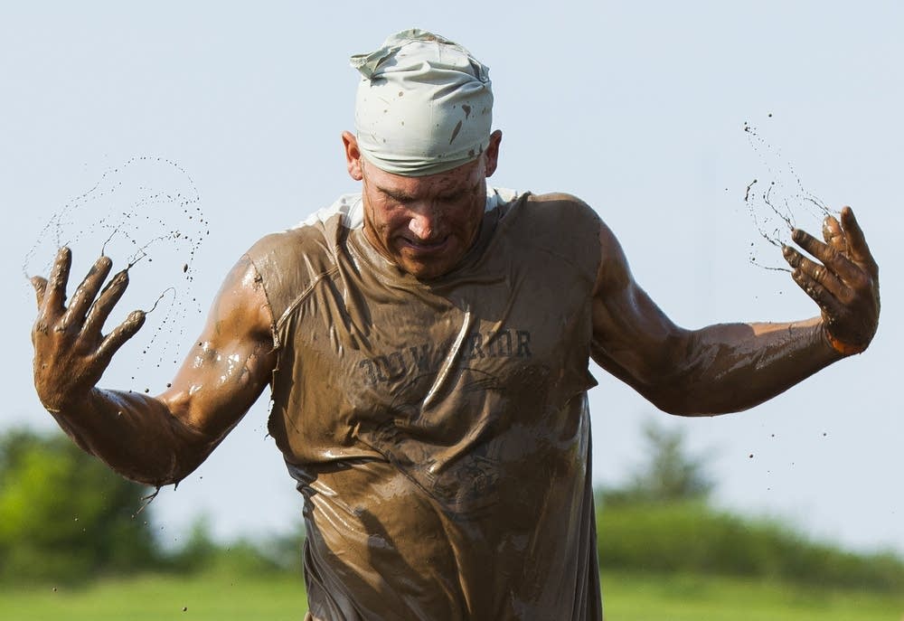 Drenched in mud