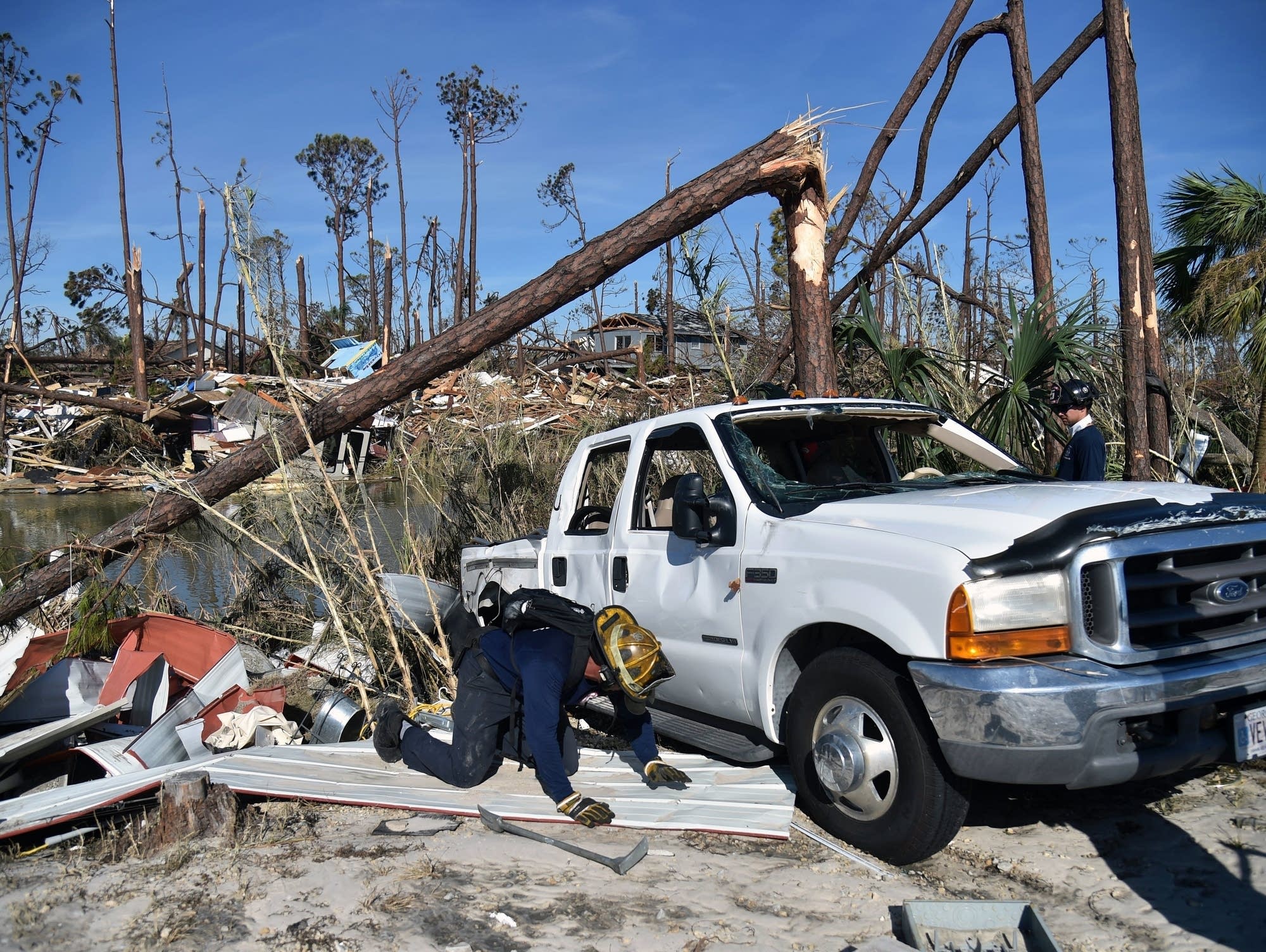 Hurricane Michael damage