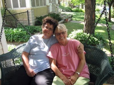 Eileen Scallen and Marianne Norris