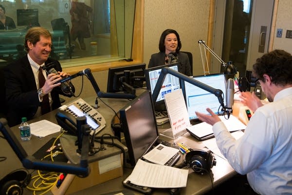 Angie Craig and Jason Lewis debate at MPR