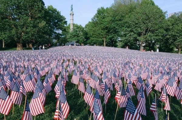 1,000 Words: Flag day for dead soldiers