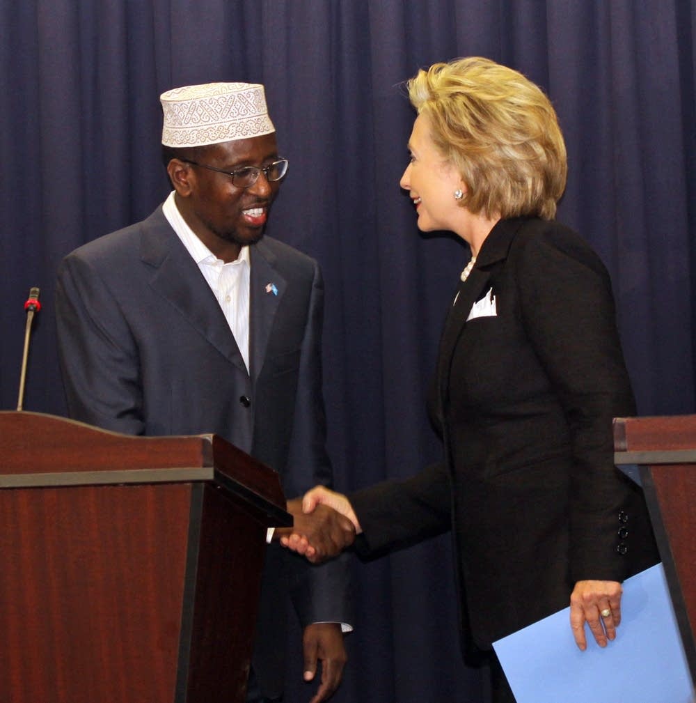 Hillary Clinton, Sheik Sharif Sheik Ahmed