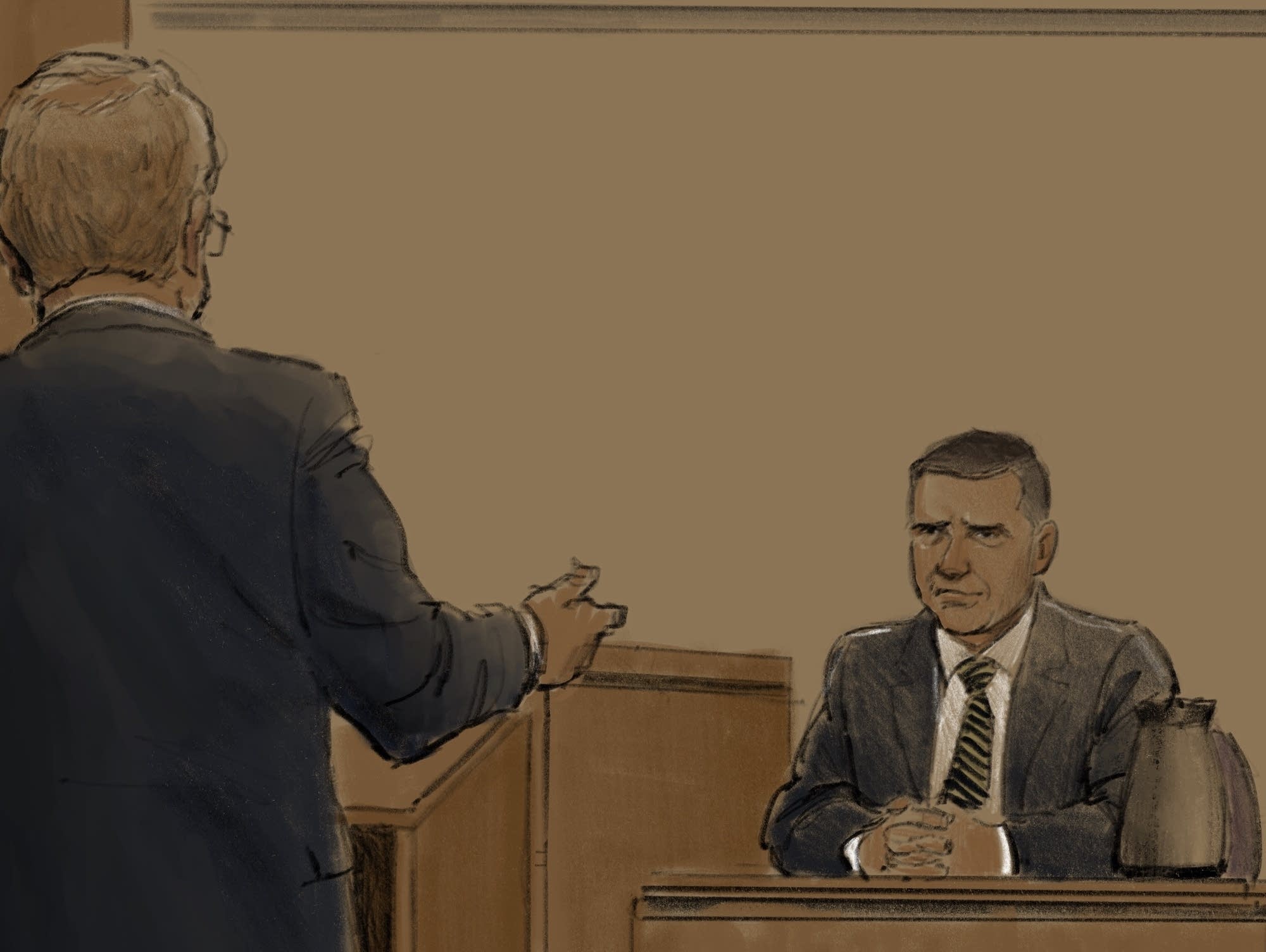 Jared Scheierl testifies in lawsuit against Danny Heinrich.