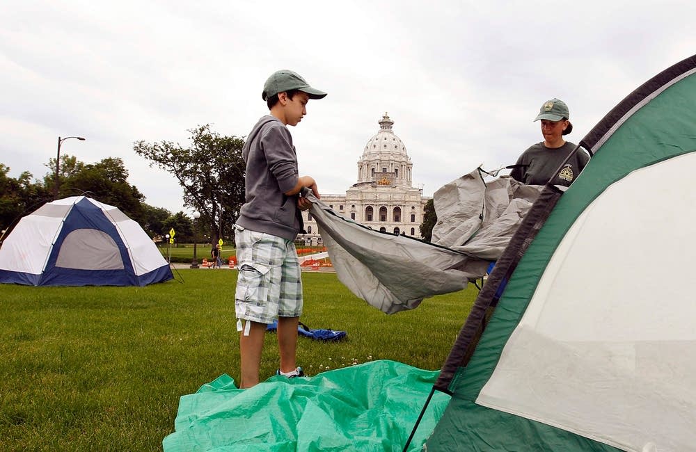 Camping at the Capitol