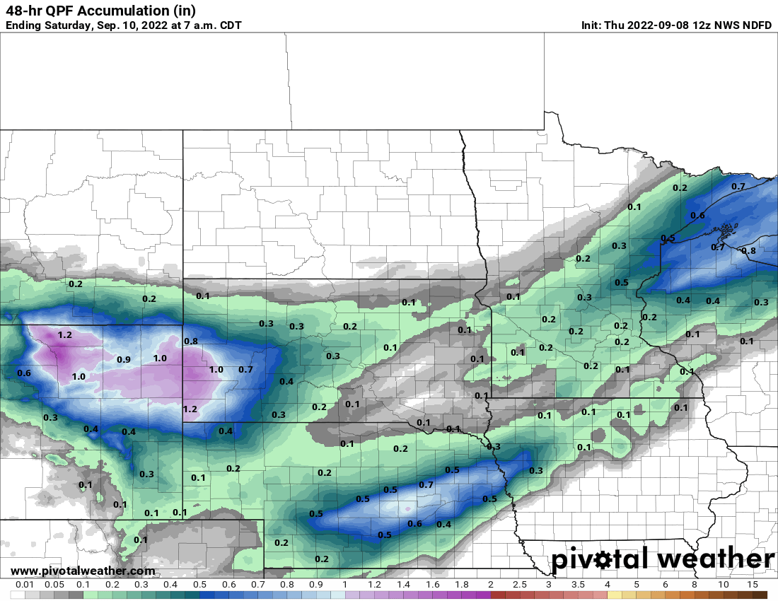 QPF Thu to Sat