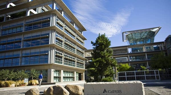 : The California Public Employees' Retirement System building in Sacramento, California. 