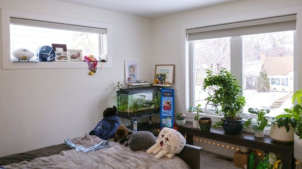 Fletcher's bedroom is shown