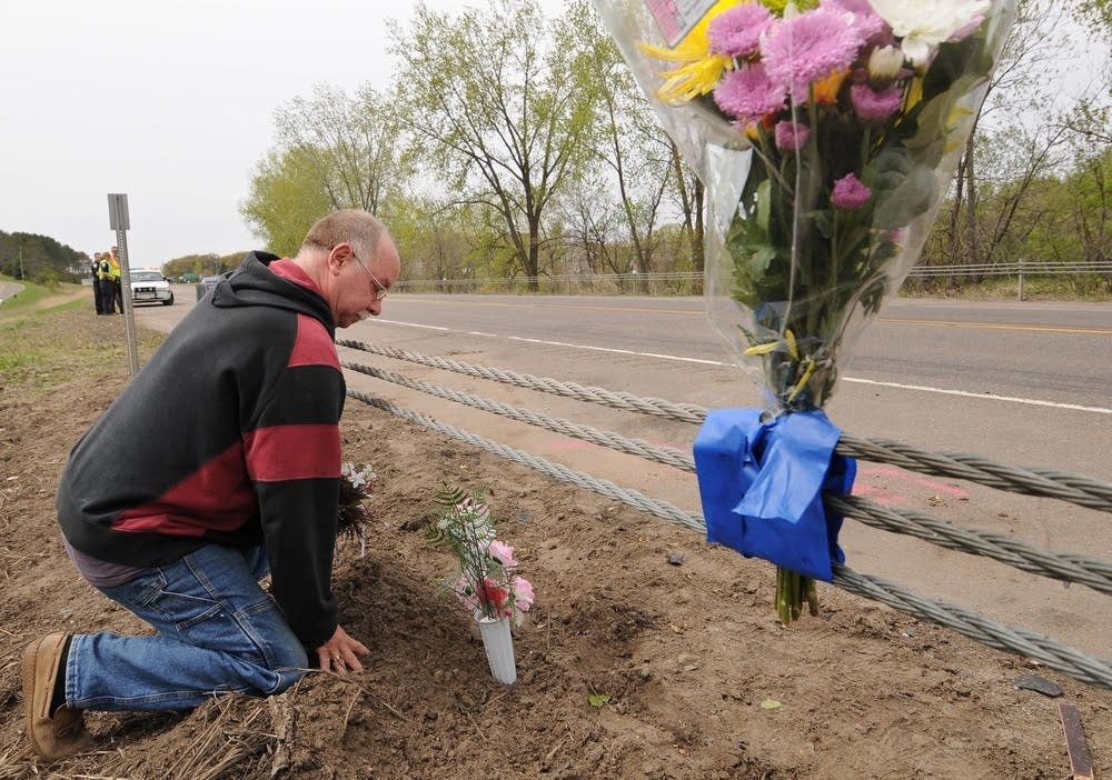 Crash site memorial
