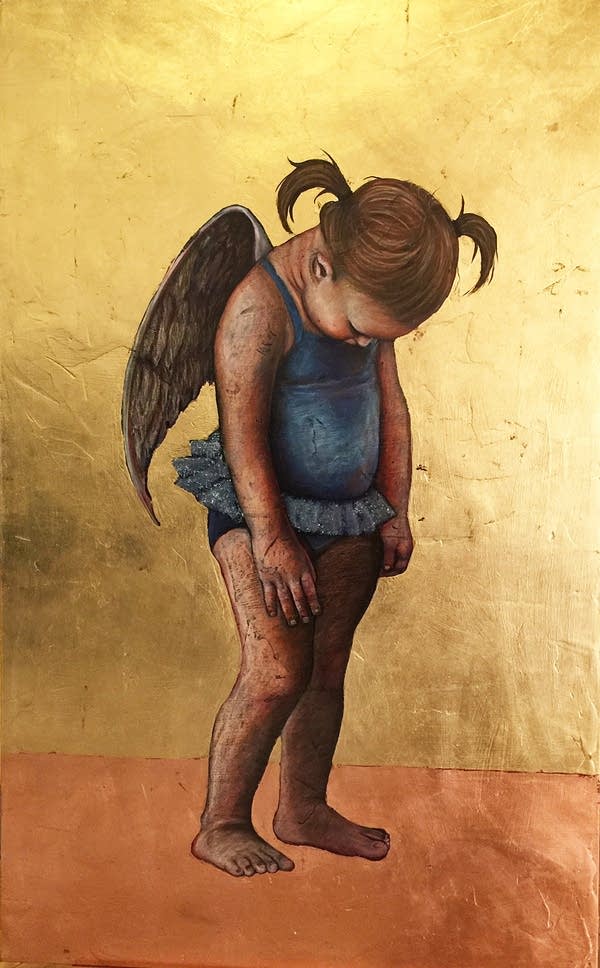 "Fallen Angel" by Mary Catherine Solberg.