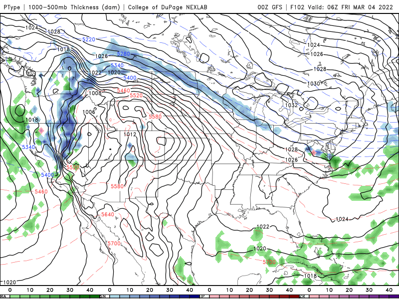Friday storm system