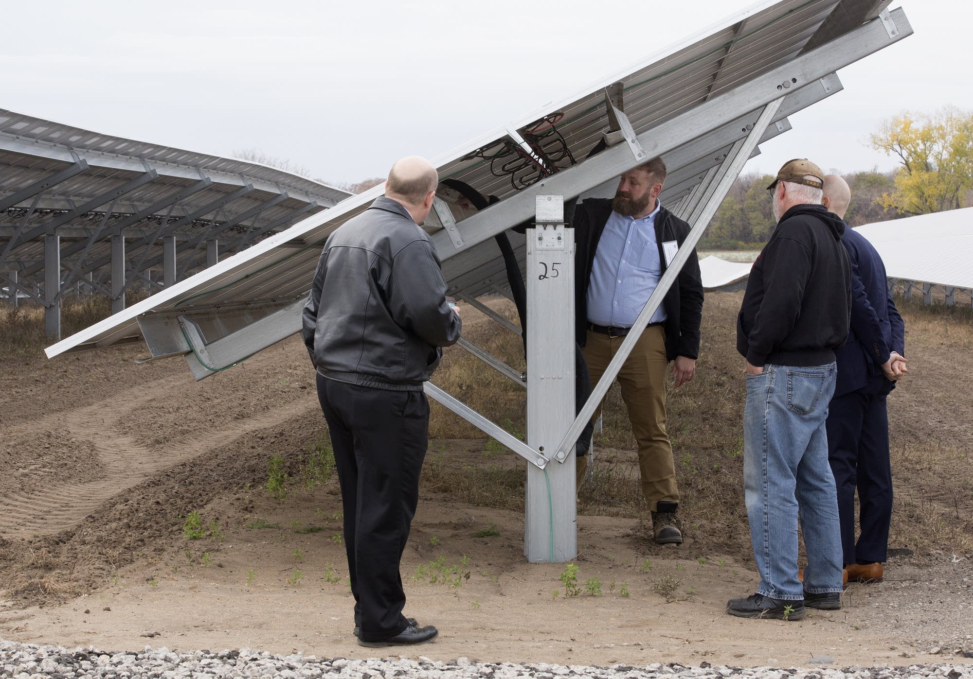 Andy Seward of Engie North America, Inc. gives a tour.