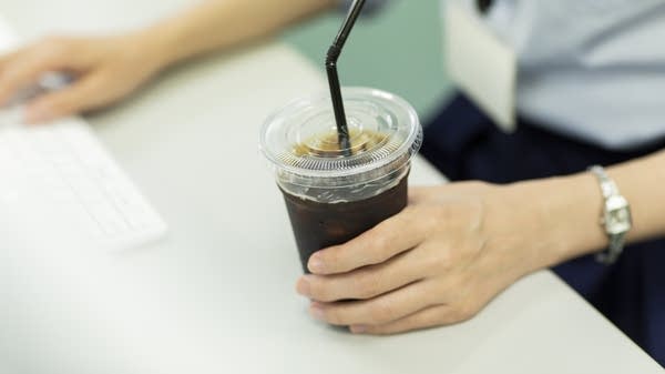 Career experts advise you should leave the iced coffee at home.
