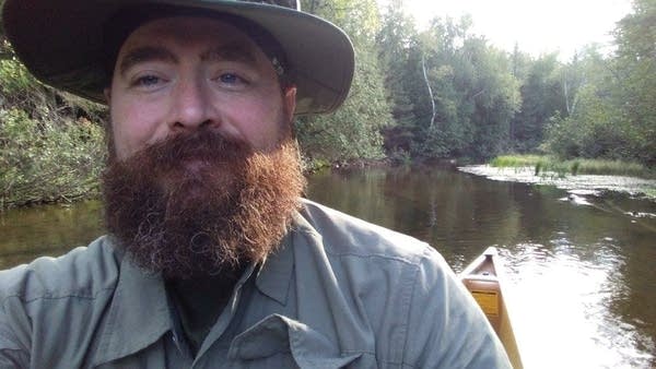 A canoeist in the BWCAW