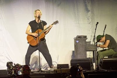 The Head and the Heart performing on stage