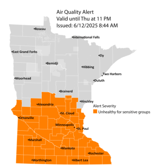 Air quality alert