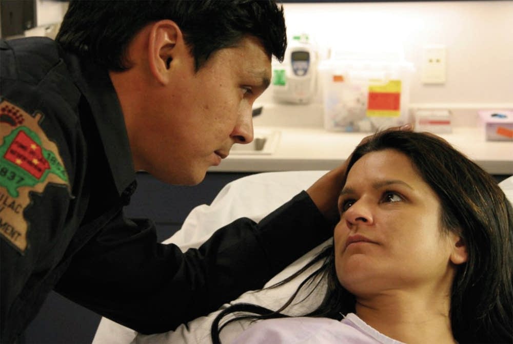 Rae in the hospital