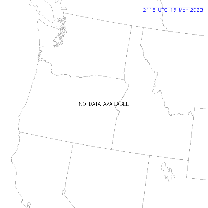 NOAA surface weather map