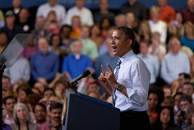 President Obama in Golden Valley