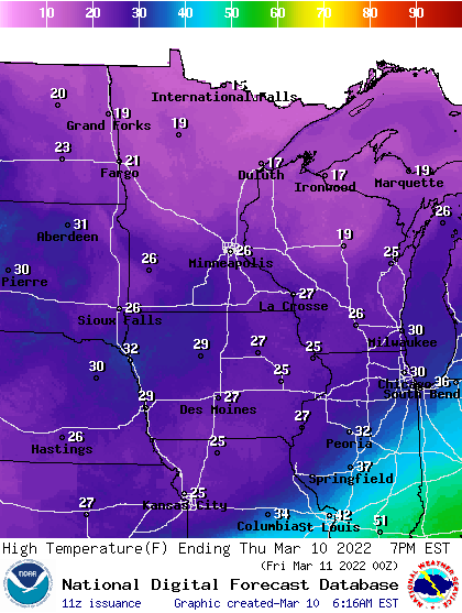 Cold grips Minnesota through Saturday; big warmup starts Sunday