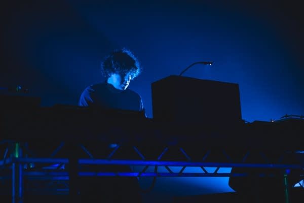 Jamie xx performed at The Armory on Saturday, Jan. 18.