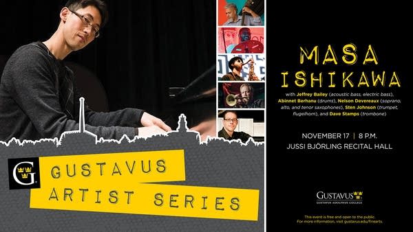 The Gustavus Arts Series presents jazz pianist Masa Ishikawa in concert