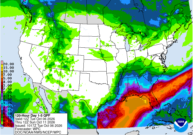 Lack of rainfall over the Midwest, Plains