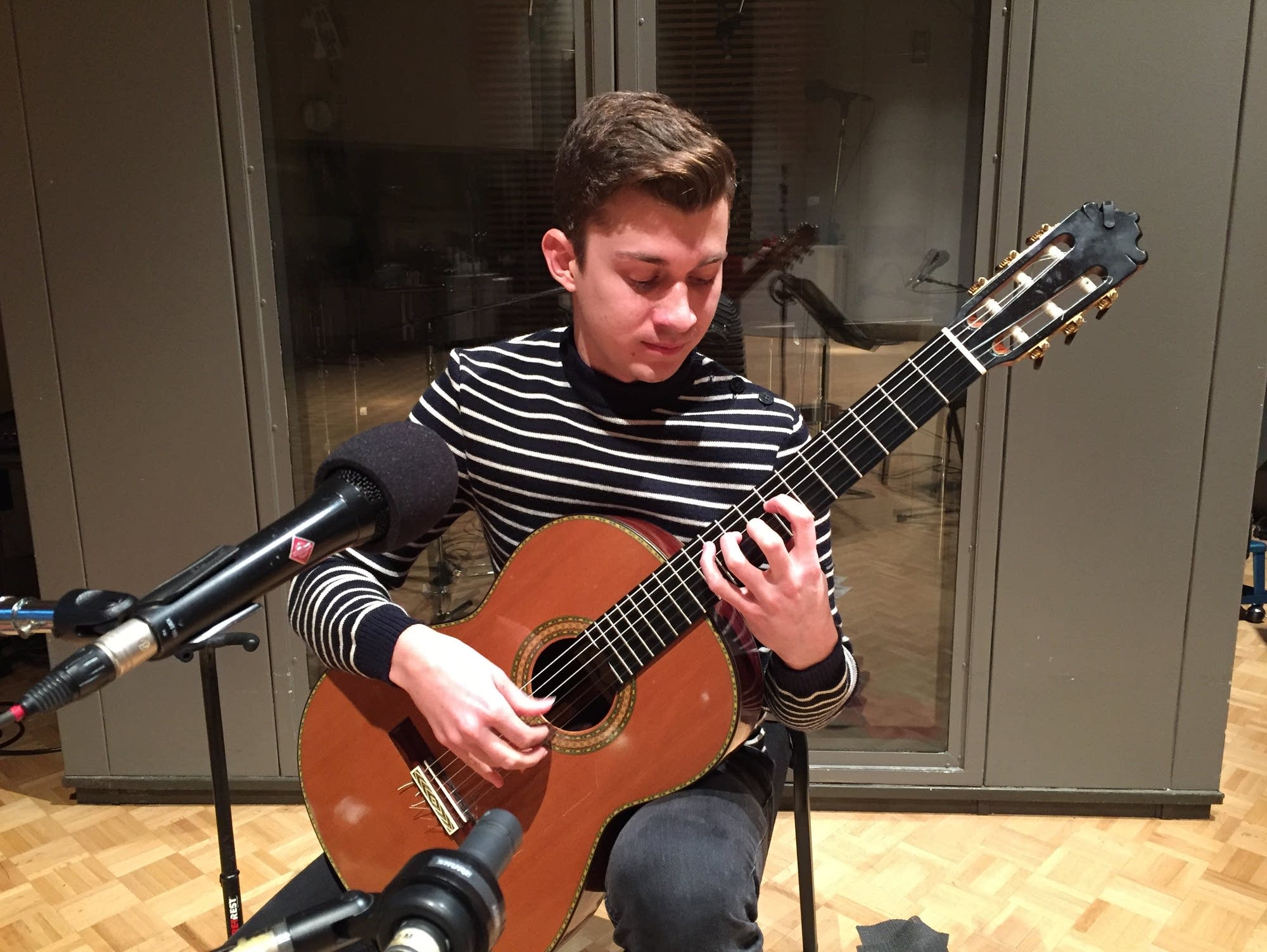 Guitarist Thibaut Garcia at Classical MPR