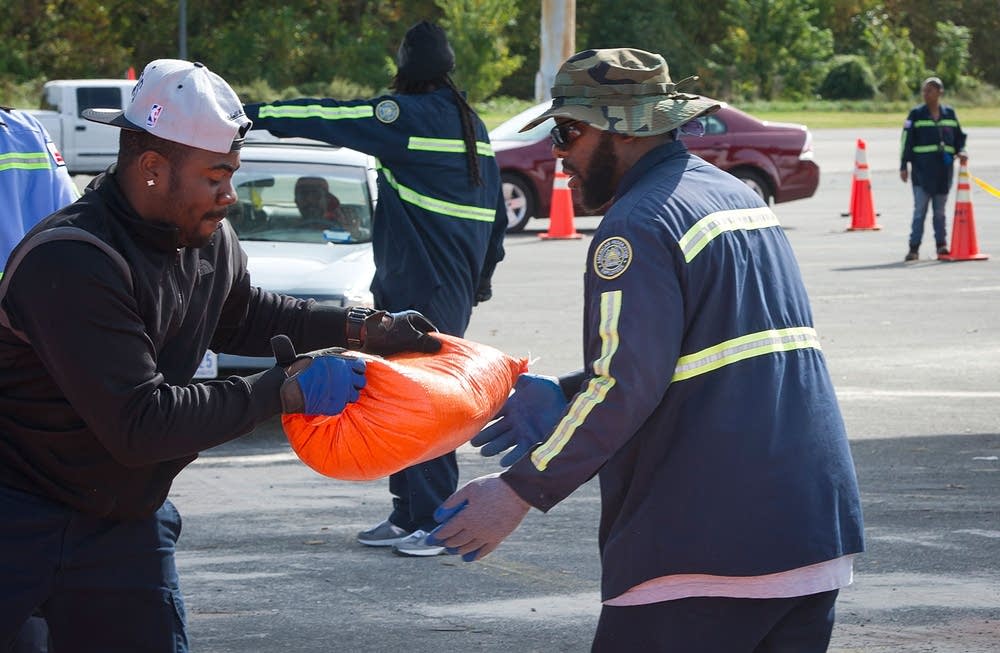 Sandbags in Washington, D.C.