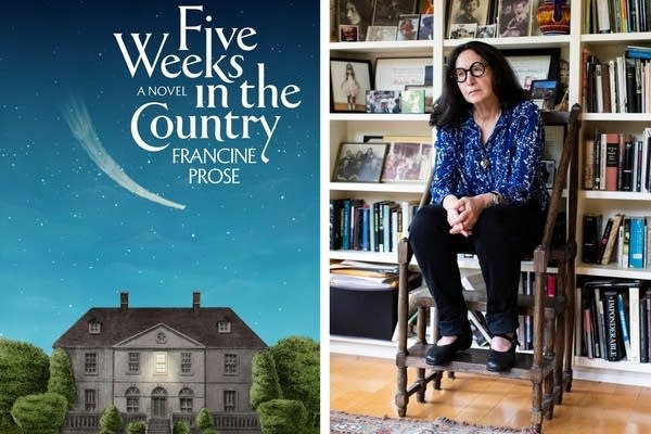 A book and author photo.