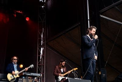 Father John Misty and band on stage