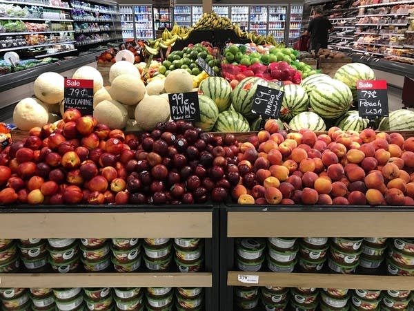 Fruit at a grocery store in Florida.