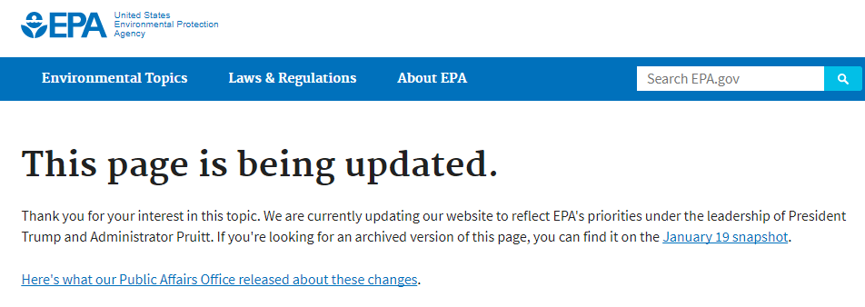 EPA page