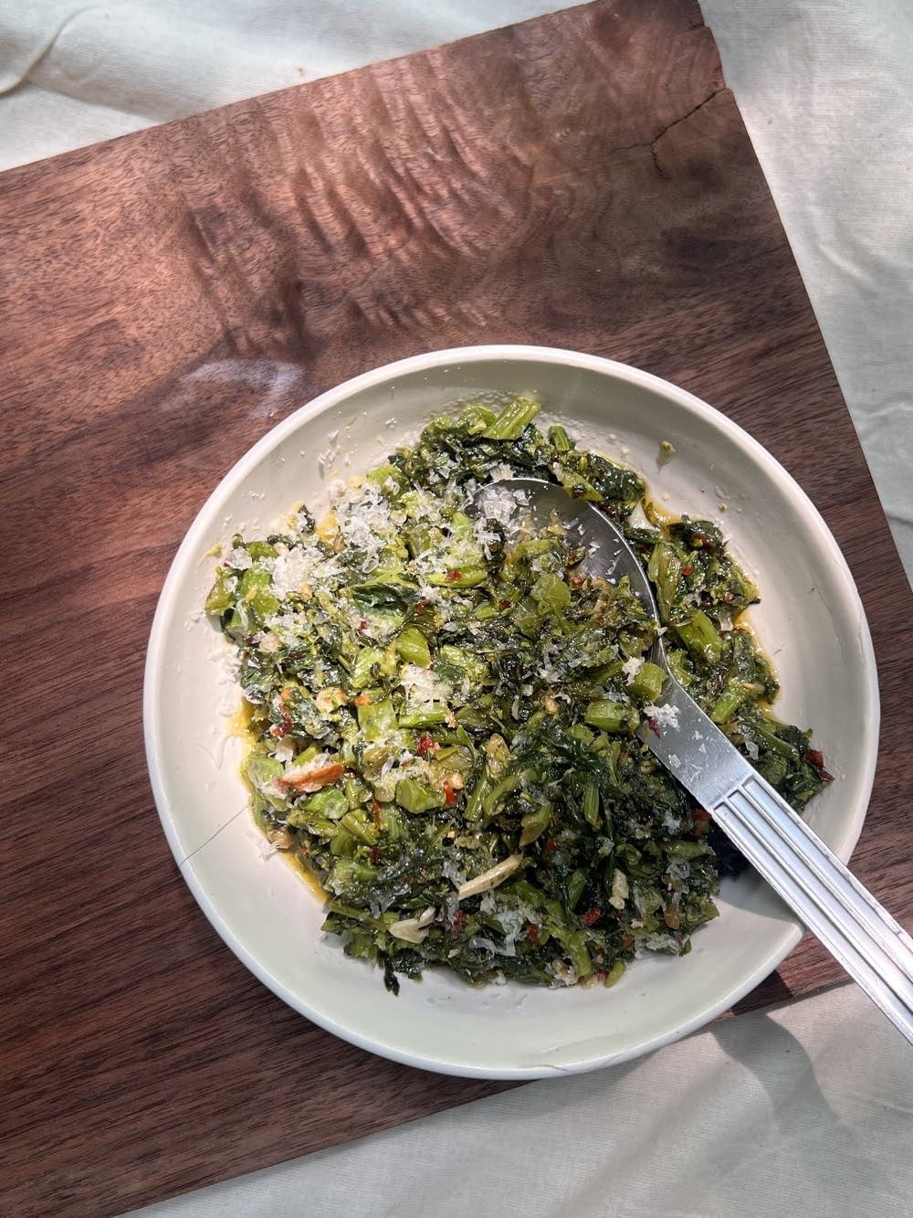 TwiceCooked Broccoli Rabe aka "Hammered Greens" The Splendid Table