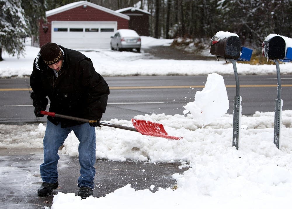 A snowy October day in Duluth Minnesota Public Radio News