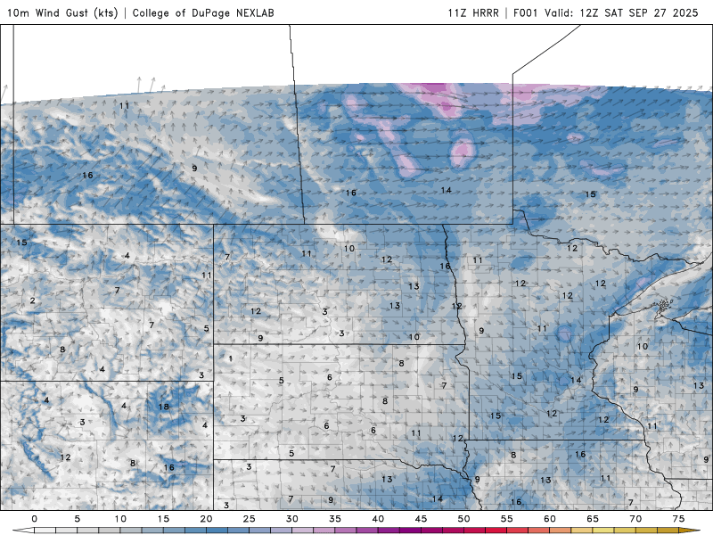 Weak cold front brings dry air, breezy winds for Saturday